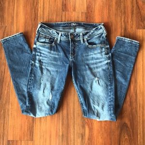 Silver Jeans Distressed Jeans